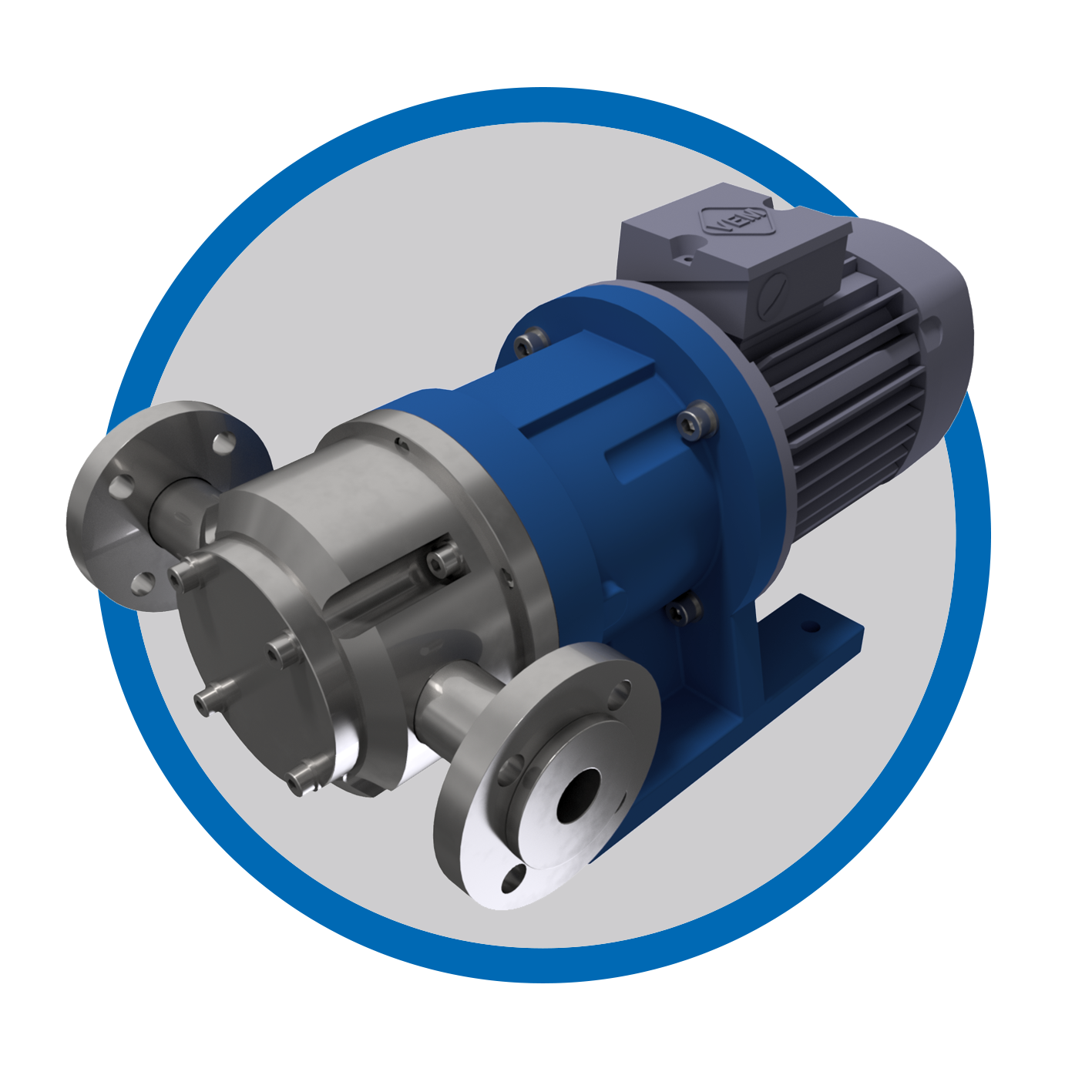 Magnetic Drive Rotary Vane Pumps