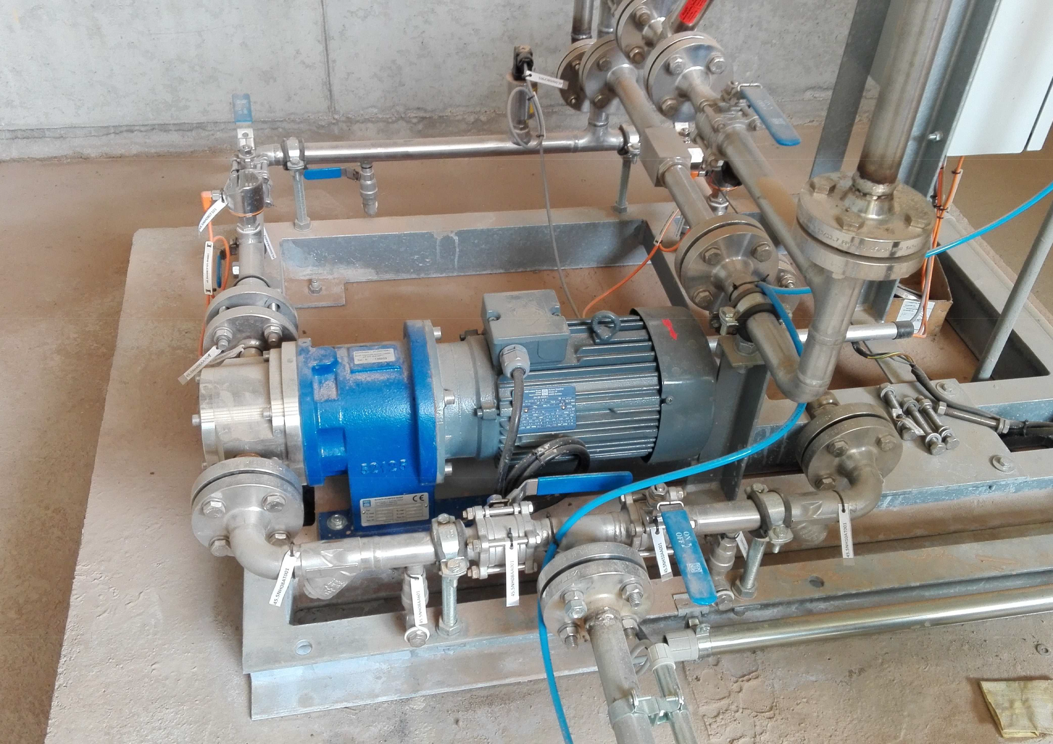MPA 2014 in the pumping module of an SNCR plant in Lithuania