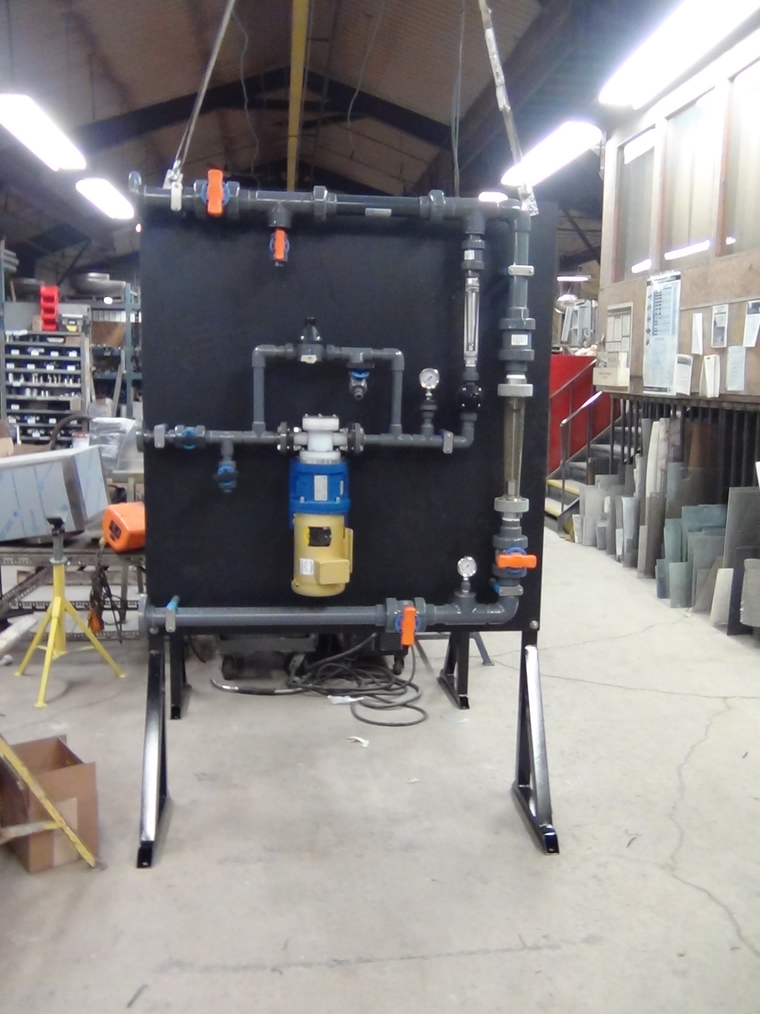 Dosing skid with installed TEF-MAG® 1500